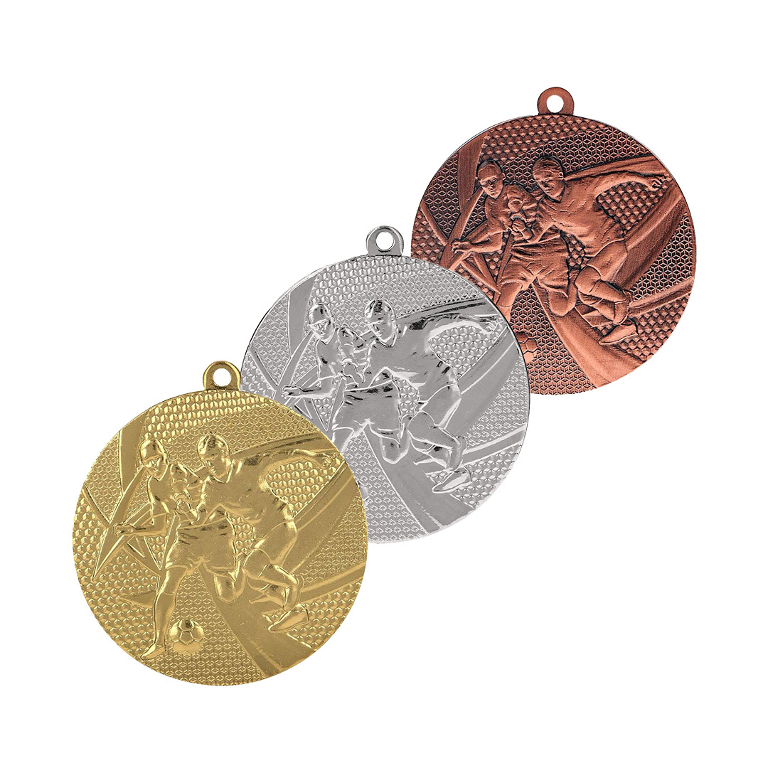 Produktbild von Fußballmedaille "Oriolus" Ø 50 mm inkl. Kordel