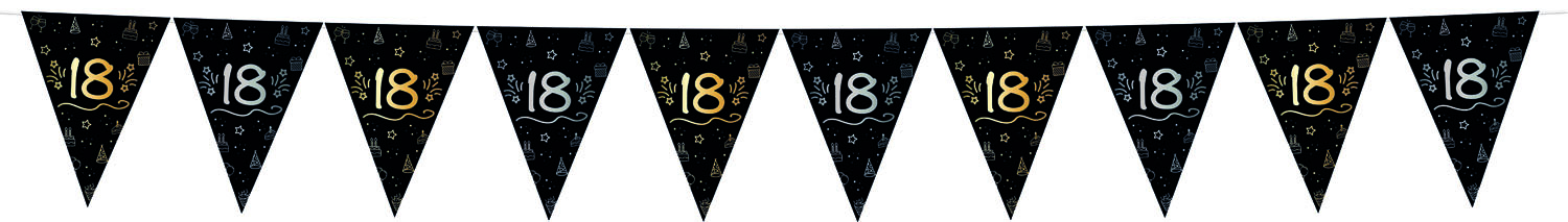 Produktbild von Wimpelkette – 18. Geburtstag – 4 Meter