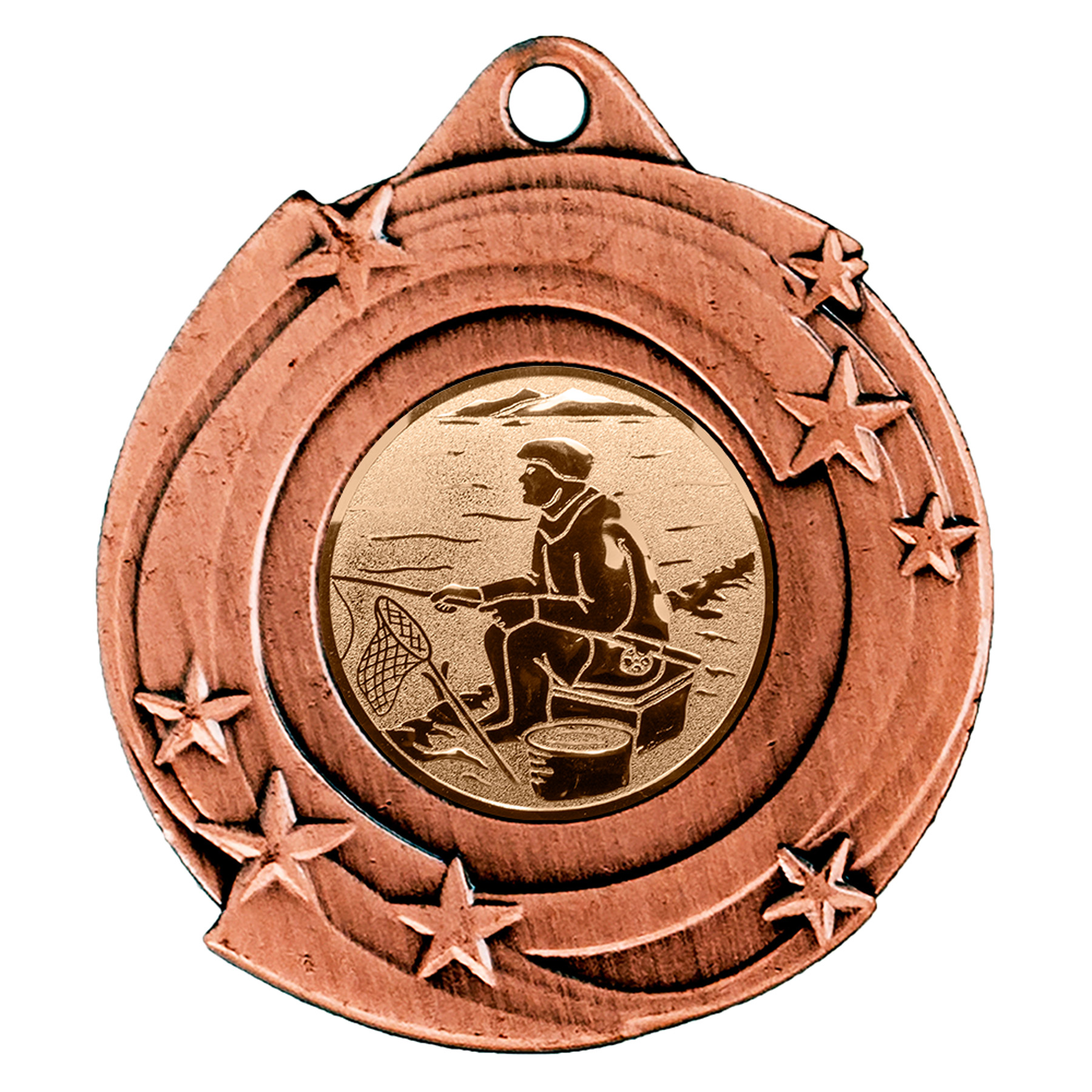 Produktbild von Angel-Medaille "Santini" Ø 50 mm inkl. Kordel