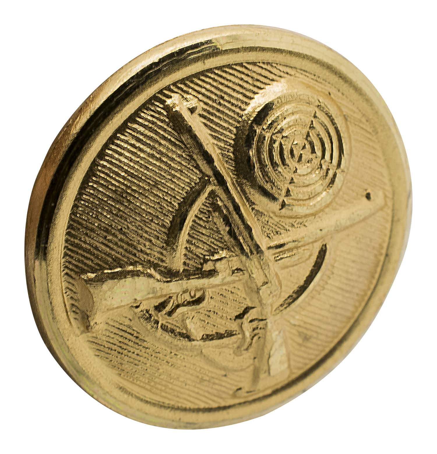 Produktbild 3 von Schützenknopf 17mm, gekreuzte Gewehre