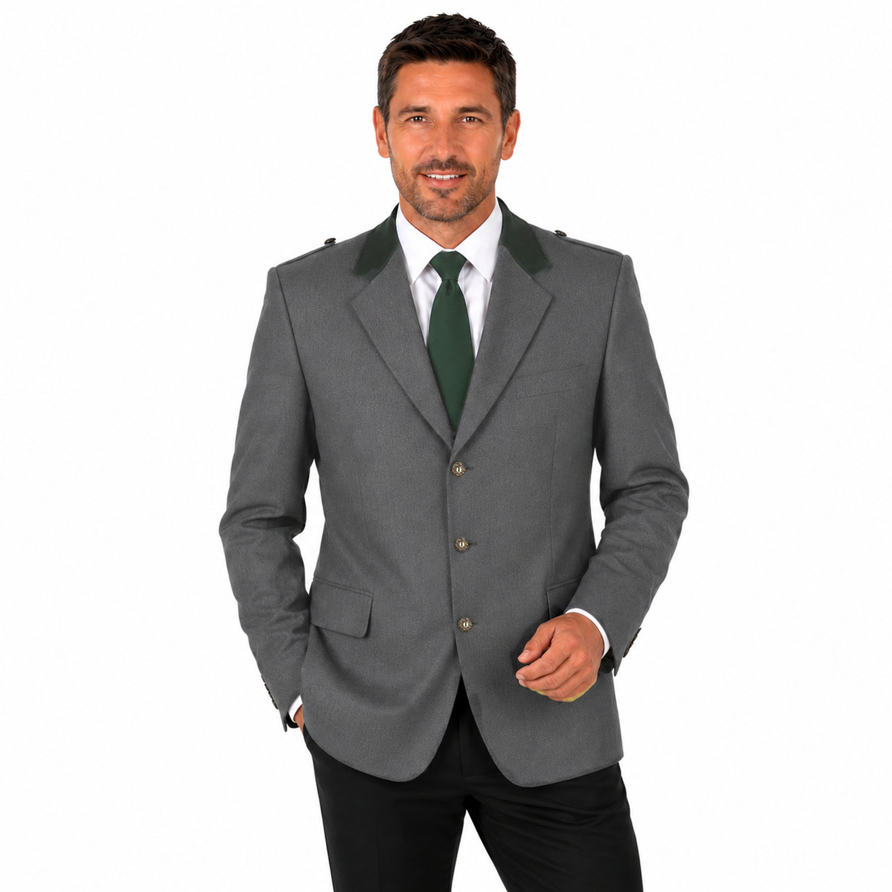 Produktbild von Schützenjacke Hubertus dunkelgrau
