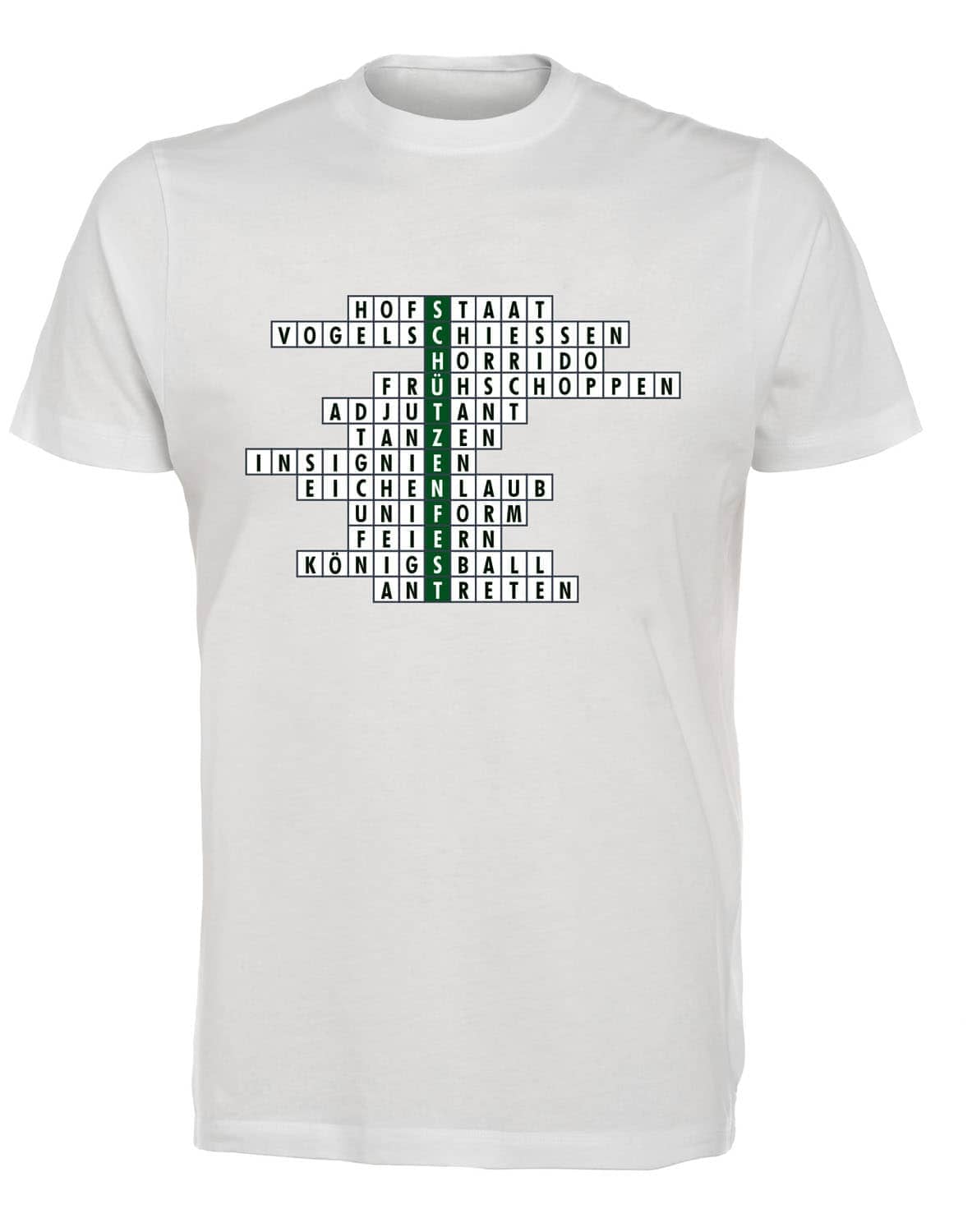 T-Shirt "Kreuzworträtsel Schützenfest" - Herren