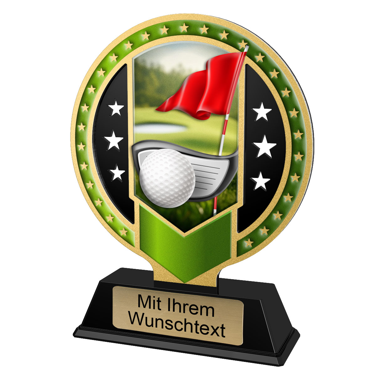 Produktbild von Metalltrophäe Golf 3er Serie SAM06