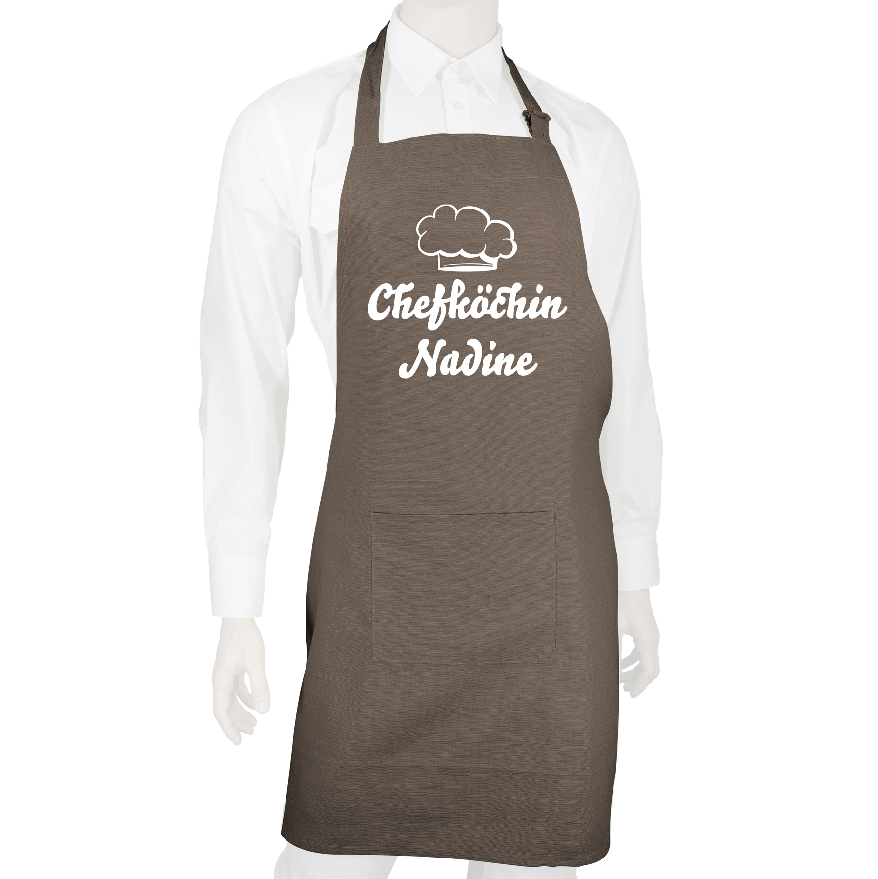 Produktbild von Grillschürze Kochschürze mit Wunschtext "Chefköchin"