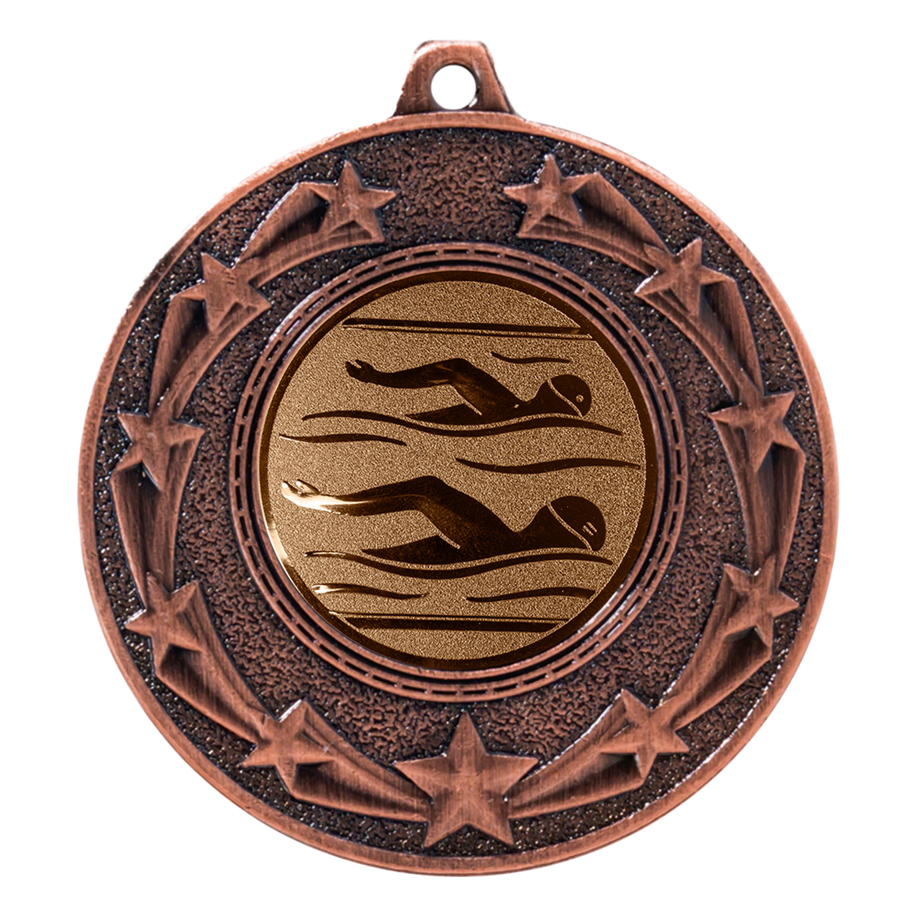 Produktbild von Schwimm-Medaille "Ginster" Ø 50 mm inkl. Kordel