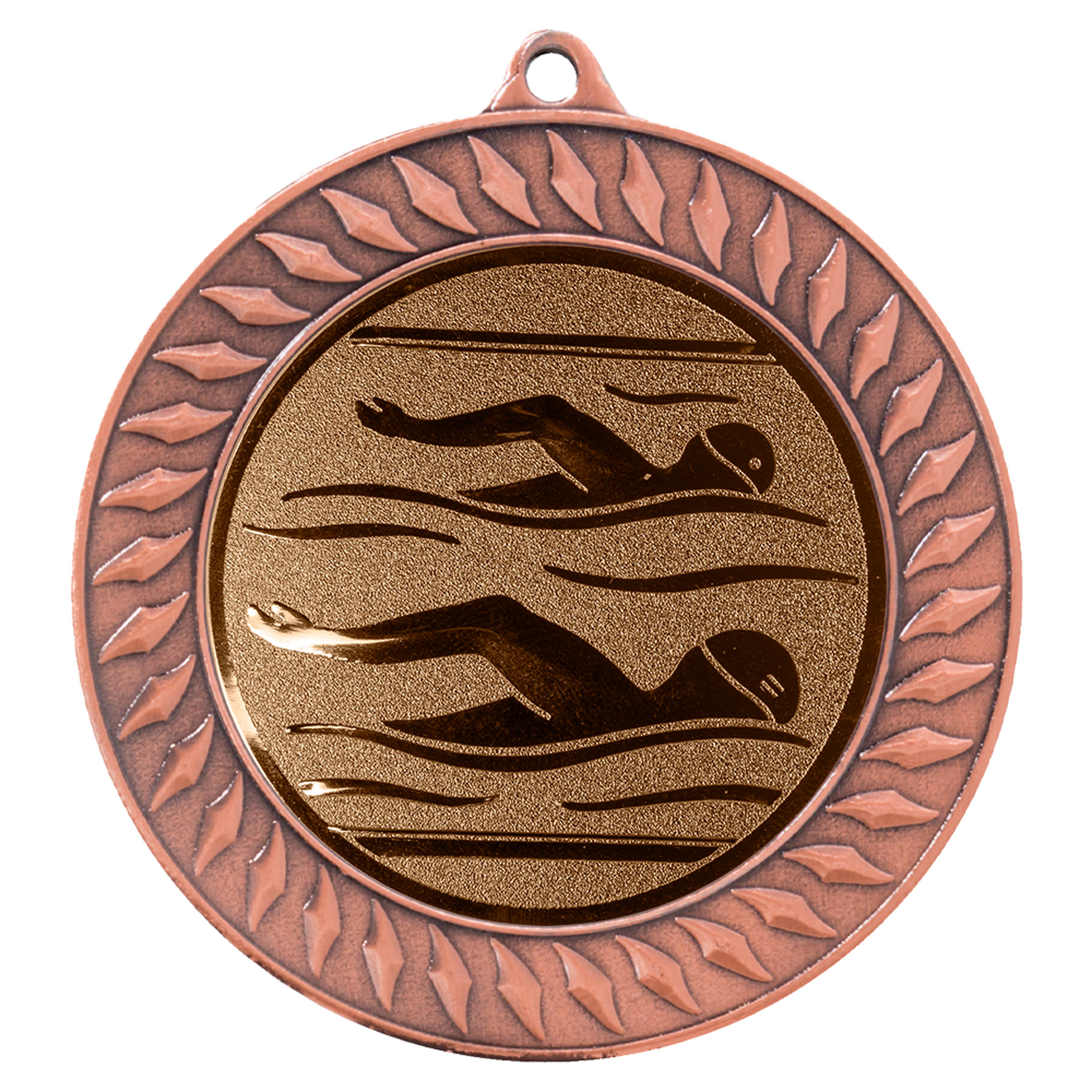 Produktbild von Schwimmmedaille "Orchideen" Ø 70 mm inkl. Kordel