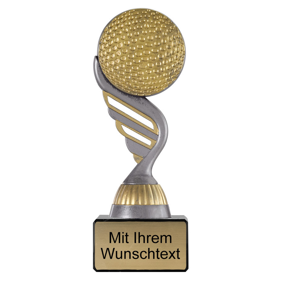 Produktbild von Golfpokal PF240 altsilber/gold