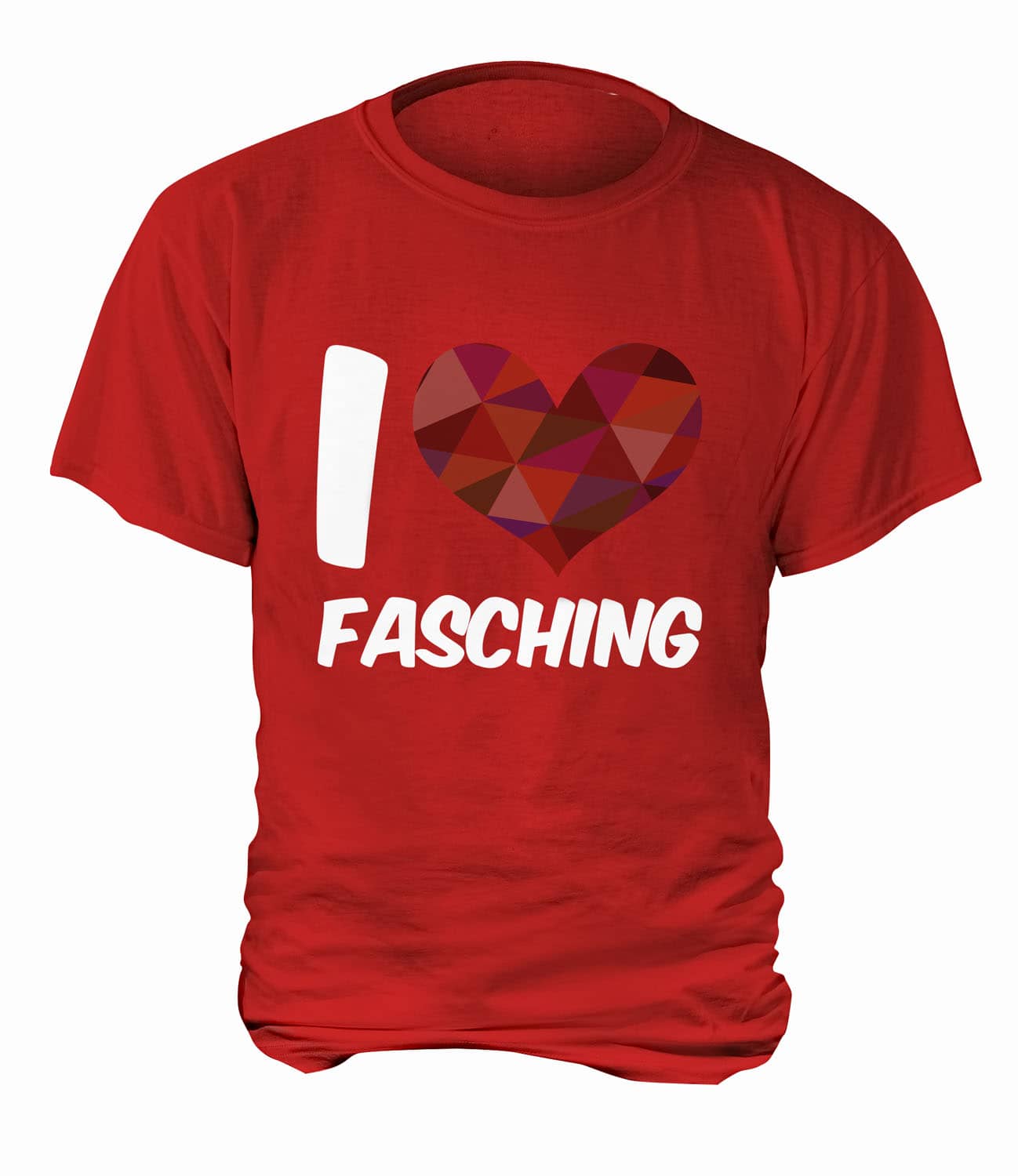 T-Shirt "I Love Fasching" - Herren