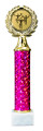 Säulenpokale 4er Serie 59700 gold/pink