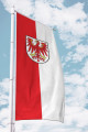 Brandenburg-Fahne-Ausleger Hochformat mit Wappen