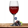 Leonardo Bordeauxglas Rotweinglas DAILY 640ml mit Namen oder Wunschtext graviert (Verzierung 03)