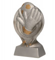 Handschuhe mit Fußball TRY-RS2201 silber gold