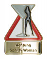 Achtung Spritty Woman - Pin