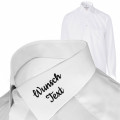 Marvelis Herrenhemd Langarm weiß - mit individueller Kragenbestickung