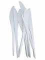 Messer - Mehrweg - Bio-PP - weiß, wiederverwendbar, recycelbar und extra stabil (VE 50 Stück)