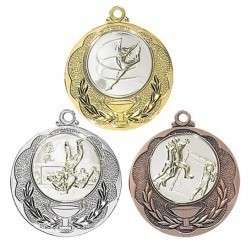 Medaille "Knossos" Ø 40mm mit Wunschemblem und Band