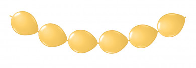 Luftballonkette gold oder silber