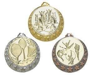 Medaille "Brixia" Ø 32mm mit Wunschemblem und Band