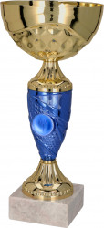 613/1-6 6er Serie Pokale mit Deckel in gold-silber 23,5cm 30cm 