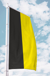 Baden-Württemberg-Fahne für Ausleger Hochformat ohne Wappen 
