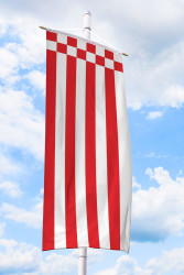 Bremen Bannerfahne ohne Wappen (Streifen)
