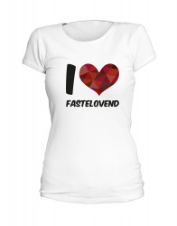 T-Shirt "I Love Fastelovend" - Damen 