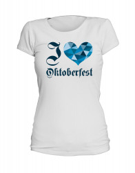 T-Shirt "I Love Oktoberfest" - Damen 