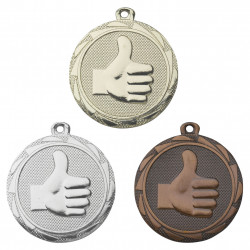 Medaille "Thumbs Up" 45mm Ø 