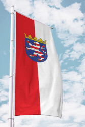 Flagge Bundeslandfahne Hessen Größe 150 cm x 90 cm BxH Fahne mit Ösen 