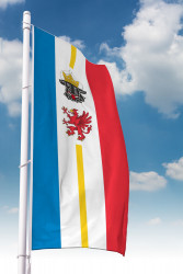 Fahne Dienstflagge Mecklenburg Schwerin Hissflagge 90 x 150 cm Flagge 