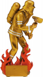 Feuerwehrmann mit Axt TRY-RF6001 gold 