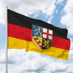 Fahne Flagge Saarland 40 x 60 cm Bootsflagge Premiumqualität 