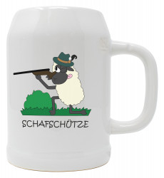 Bierkrug 0,5l "Schafschütze" 