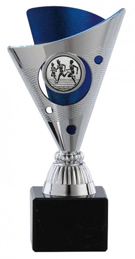 3er Pokalserie Pokal A1094 silber/blau 