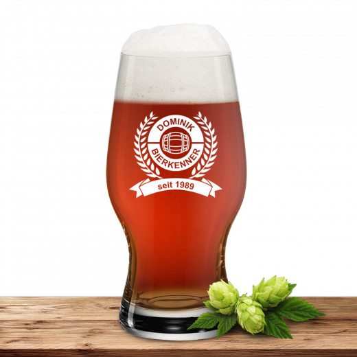 Personalisiertes Bierglas 0,5 L Mit Gravur – Robust, Spülmaschinengeeignet – Perfekt Als Geschenk Für Männer