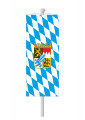 Bayern-Bannerfahne mit Wappen (Raute)