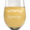 Leonardo Weißweinglas 300ml Ciao+ mit Motiv "Barock01" mit Name oder Wunschtext