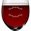 Leonardo Rotweinglas DAILY 460ml mit Namen oder Wunschtext graviert (Verzierung 02)