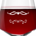 Leonardo Burgunderglas Rotweinglas PUCCINI 730ml mit Namen oder Wunschtext graviert (Barock 01)