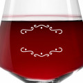 Leonardo Burgunderglas Rotweinglas PUCCINI 730ml mit Namen oder Wunschtext graviert (Verzierung 02)