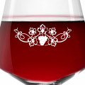 Leonardo Burgunderglas Rotweinglas PUCCINI 730ml mit Namen oder Wunschtext graviert (Weinrebe)