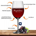 Leonardo Bordeauxglas Rotweinglas DAILY 640ml mit Namen oder Wunschtext graviert (Verzierung 03)