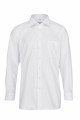 Marvelis Modern Fit Hemd Langarm - mit individueller Kragenbestickung weiß