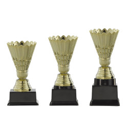 Figurpokal "Badminton" PF354.1-M60 gold