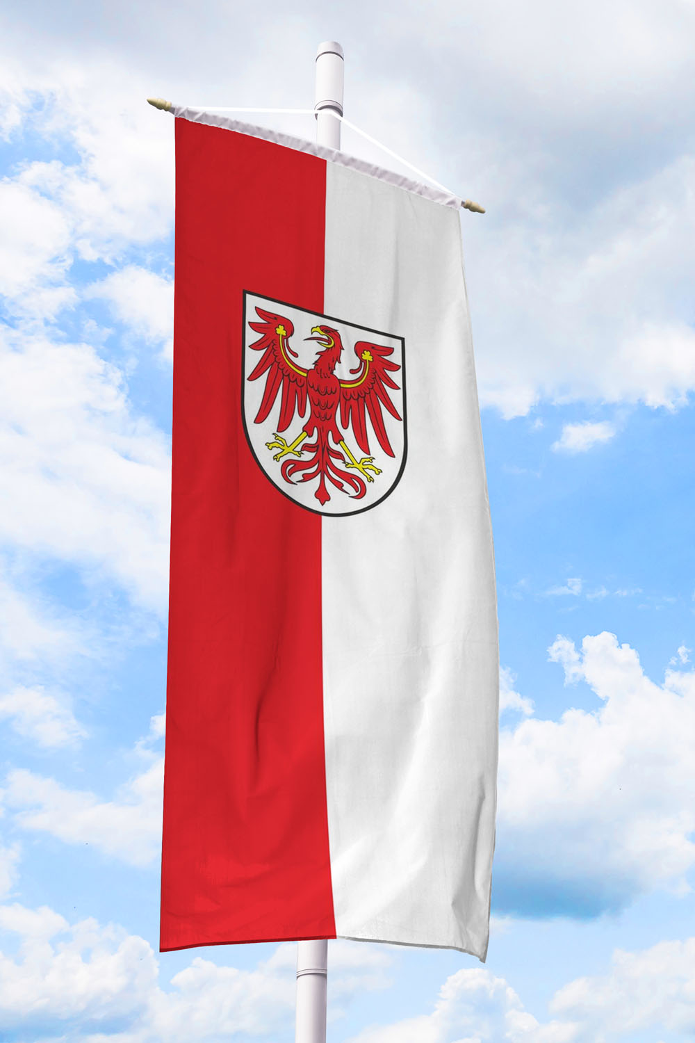 Brandenburg mit Wappen Banner Flagge Bannerfahnen Deutsche