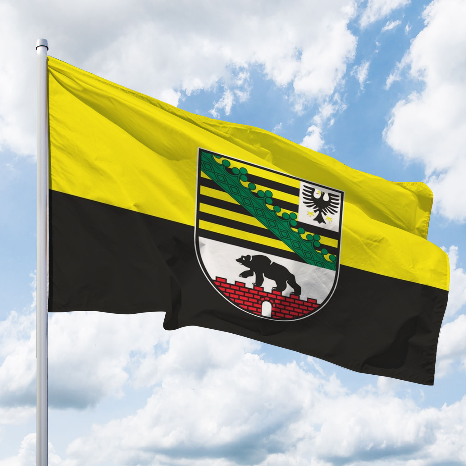 Fahne Flagge Sachsen Anhalt 150 x 250 cm 