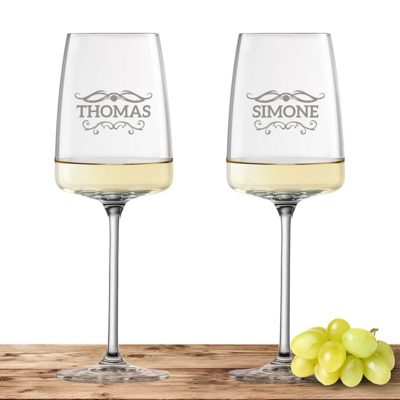 2x Weinglas Zwiesel Glas Weißweinglas VIVID SENSES 363ml 